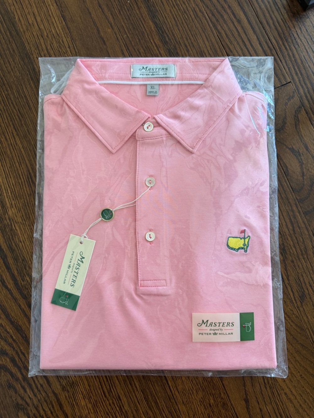 Peter Millar Men’s Light Pink Masters Polo